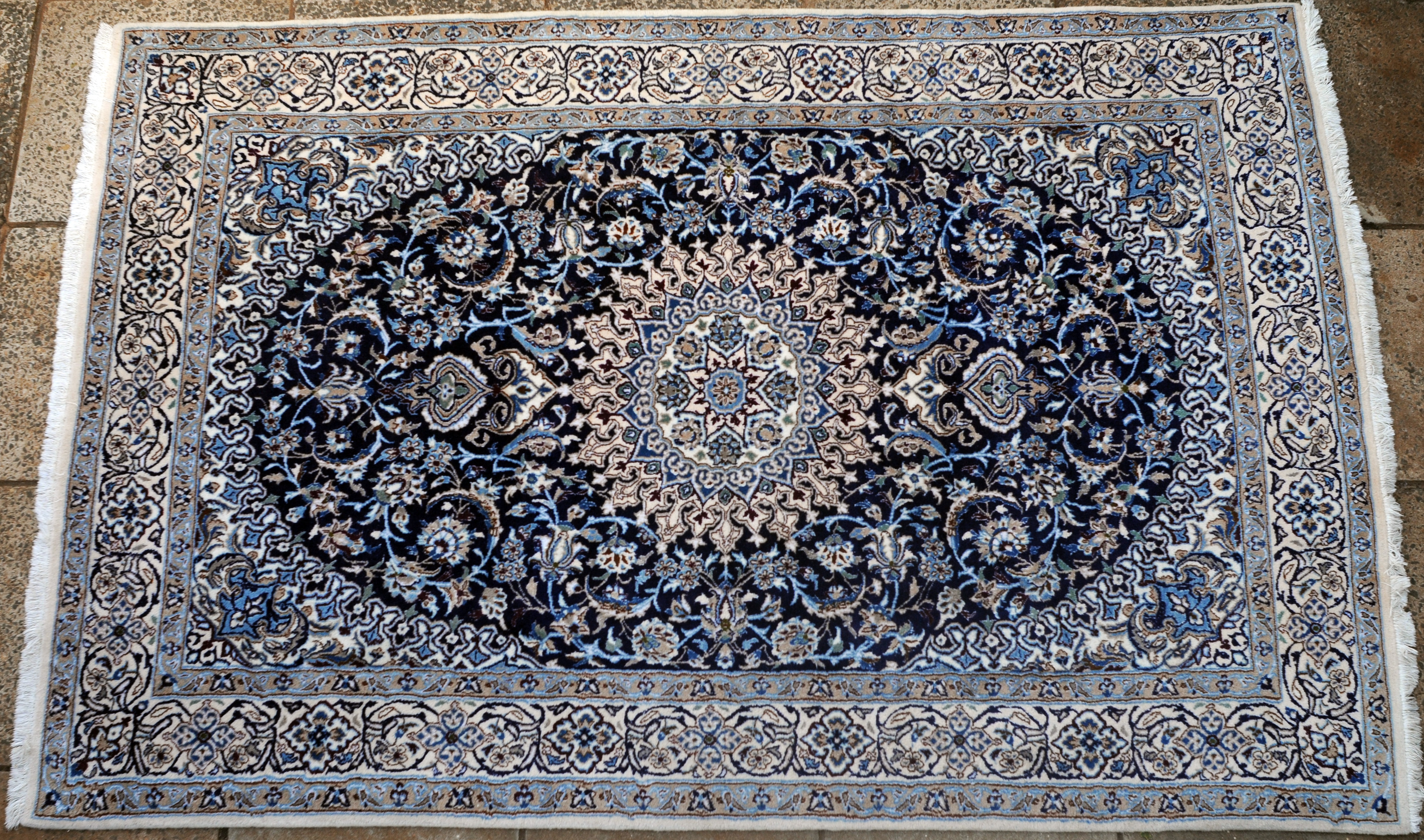 713 A Charming Nain Persian Carpet