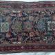 Antique Persian Bidjar Kurdish Rug hand-spun wool natural dyes