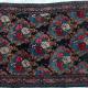 Senneh Persian Village Antique Rug hand-spun wool natural dyes