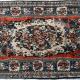 Bakhtiar Persian Tribal Rug Art-deco Floral hand-spun wool