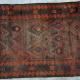 Antique Baluch Taimuri Mushwani Tribal Rug Afghaistan