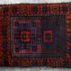 Baluch Afghan Tribal Storage bag stuffed hand-spun wool