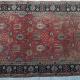 Antique Tabriz Persian Carpet soft natural dyes hand-spun wool