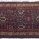 Antique Serabend Persian Runner natural dyes hand-spun wool