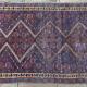 Antique Beshir Turkoman Central Asian Tribal Carpet
