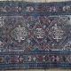 Antique Qashqa'i tribal Persian rug