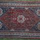 Antique Tribal Qashqa'i Persian Rug natural dyes hand-spun wool