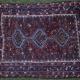 Antique Kamseh Murghi or chicken rug