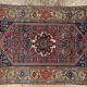 antique Kurdish Bijar Persian tribal rug