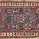 Antique Bakhtiari Persian tribal long rug