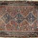 Antique Kamseh Confederacy Persian tribal rug