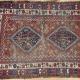 Antique Kamseh Confederacy Persian tribal rug