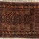 Antique or old Saryk Turkoman Afghan prayer rug 