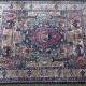 Old Antique Persian Kashmar Carpet natural dyes