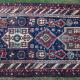 Antique Fachralo Kazak Caucasian Rug