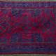 Old or antique 'Turkey Red' Ushak Turkish Carpet