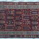 Antique Kazak Caucasian Marashali Tribal Rug