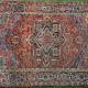 Antique Heriz Persian Carpet hand-spun wool