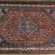 Old or antique Qashqa'i Tribal Persian rug