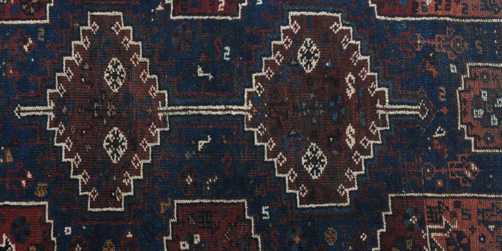 Antique Tribal Qashqa'i Persian Rug