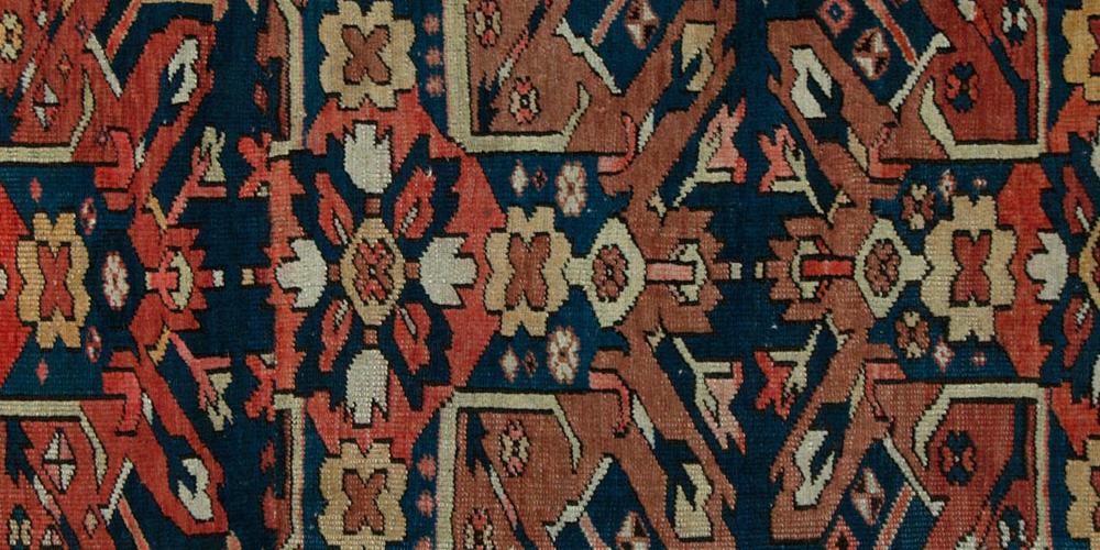 Antique Tribal Kazak Chelaberd Eaglestar or Sunburst Caucasus