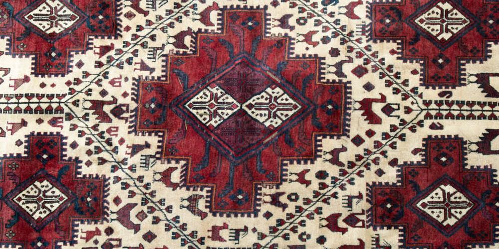 Qashqa'i Lori Persian Tribal Rug hand-spun wool