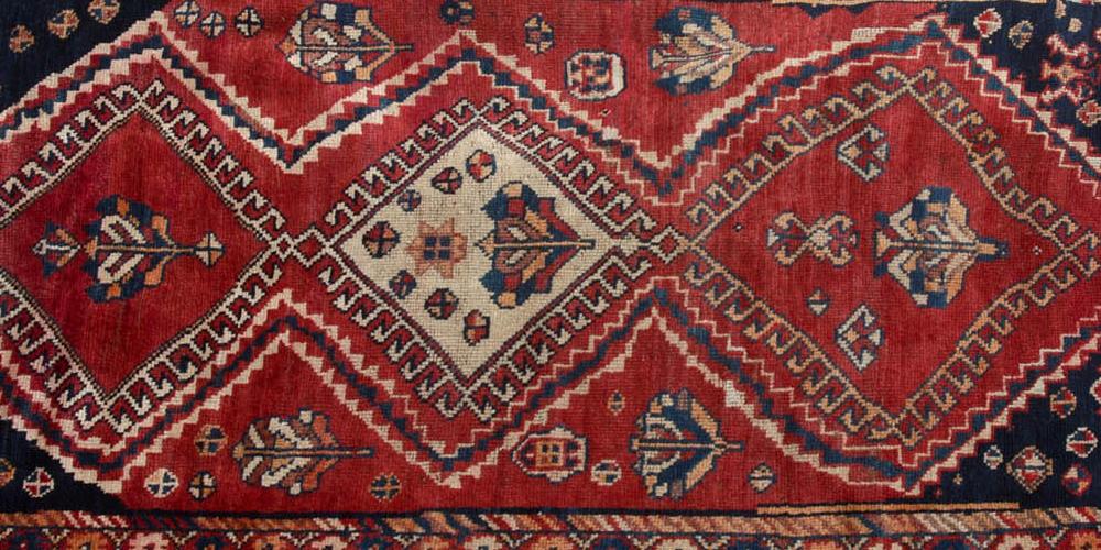Lori or Luri Tribal Persian carpet hand-spun wool 