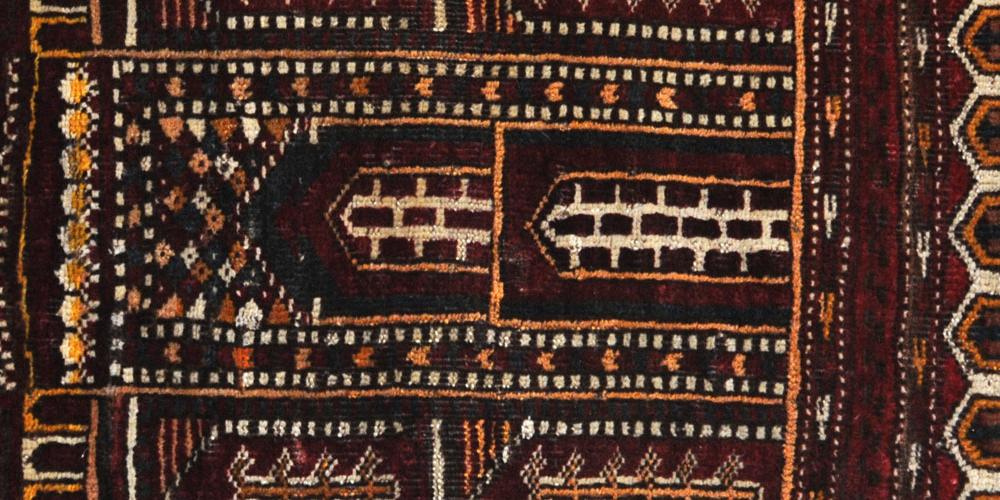 Prayer Rug Kiziliyak or Ersari Turkoman Afghan