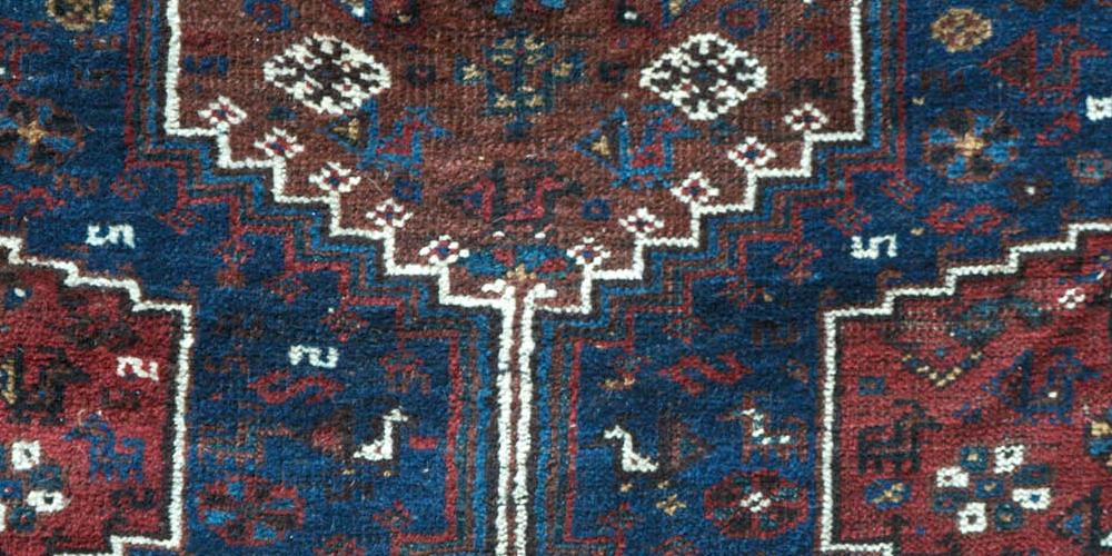Antique Afshar or Qashqa'i Tribal Persian Rug