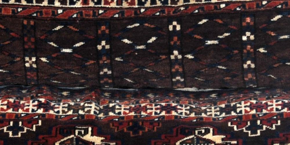 Antique Yomut Turkoman Tribal Central Asia Jawals Pair stuffed