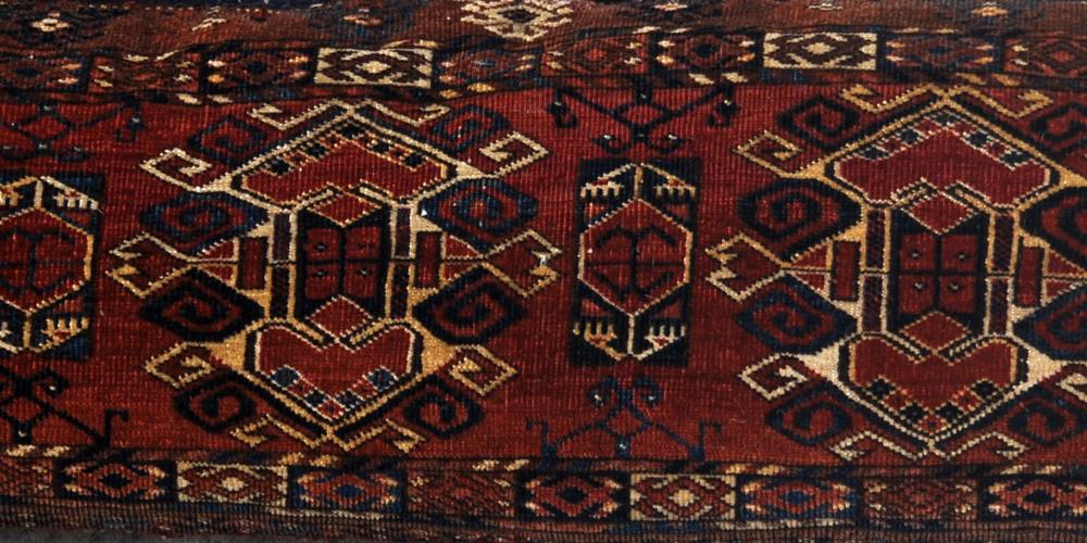 Antique Ersari Turkoman Aghan or Central Asian Torba