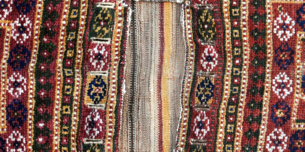 Antique Uzbek Central Asia Saddle bag