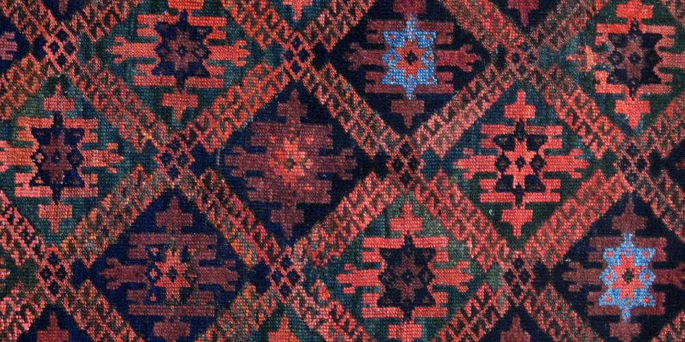 Antique Baluch Taimuri Mushwani Tribal Prayer Rug Afghaistan