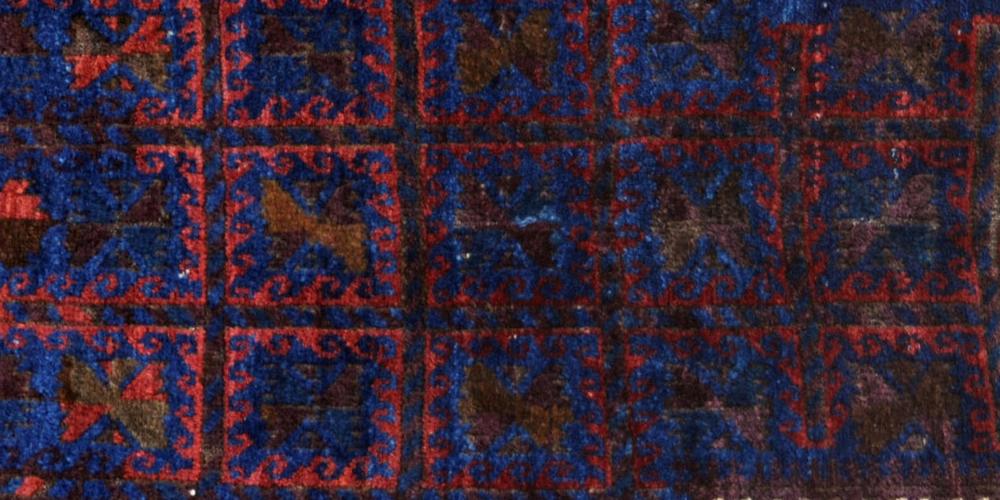 Antique Baluch Taimuri Tribal Prayer Rug Afghaistan