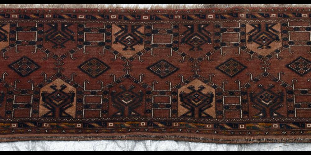 Antique Afghan Ersari Torba or Bagface
