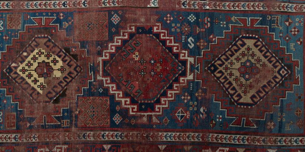 Antique Caucasian Kazak Karachov Kuba (?) Rug