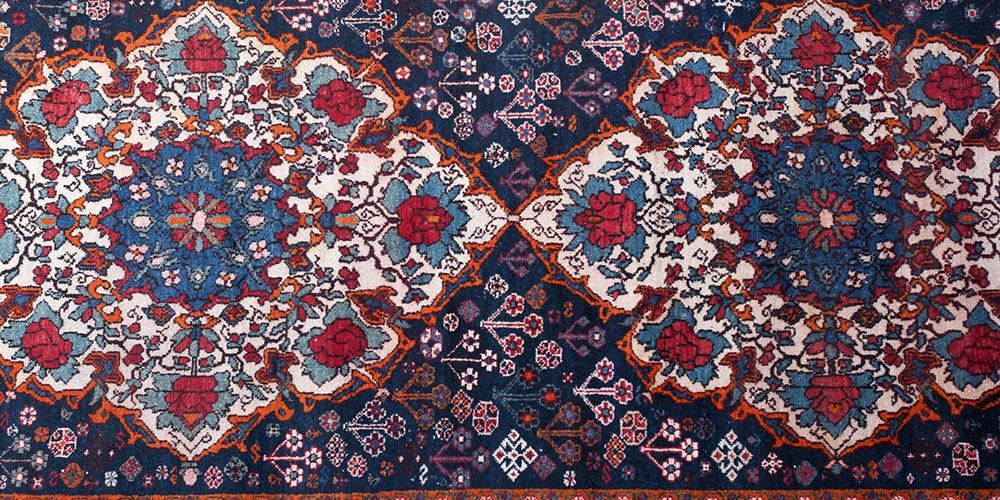 Old Bakhtiari Persian Carpet