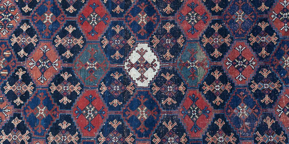 Antique Afshar Persian tribal rug
