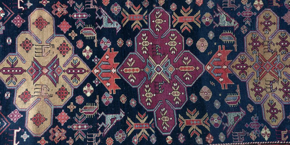 Antique Kazak Caucasian Rug