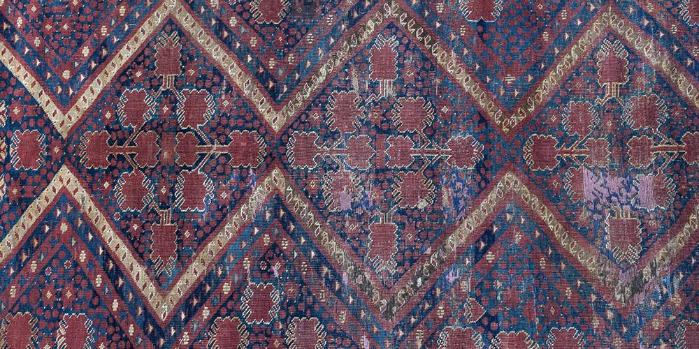 Antique Beshir Turkoman Central Asian Tribal Carpet