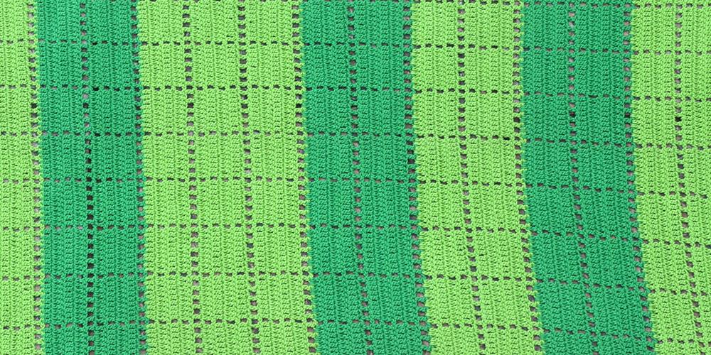 Cross-stitch cover/blanket