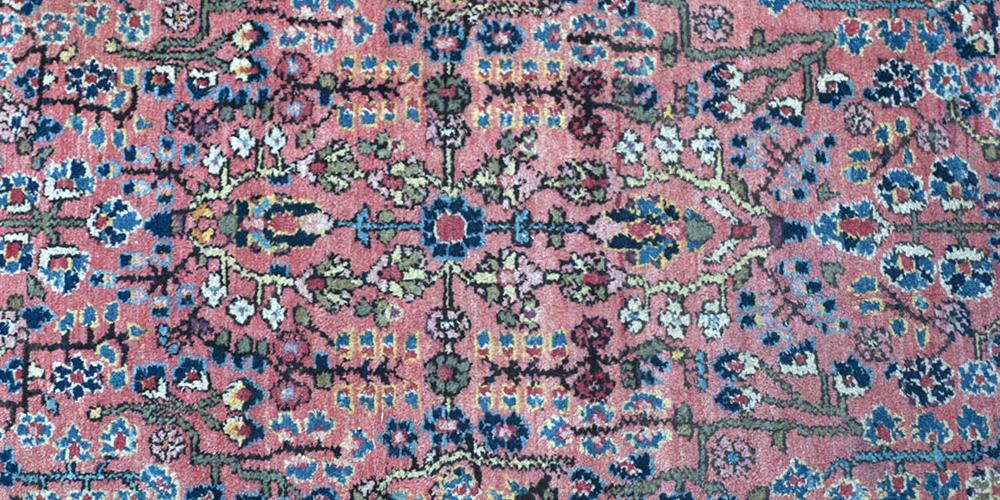 Old or antique Sarouk Mahal Persian rug