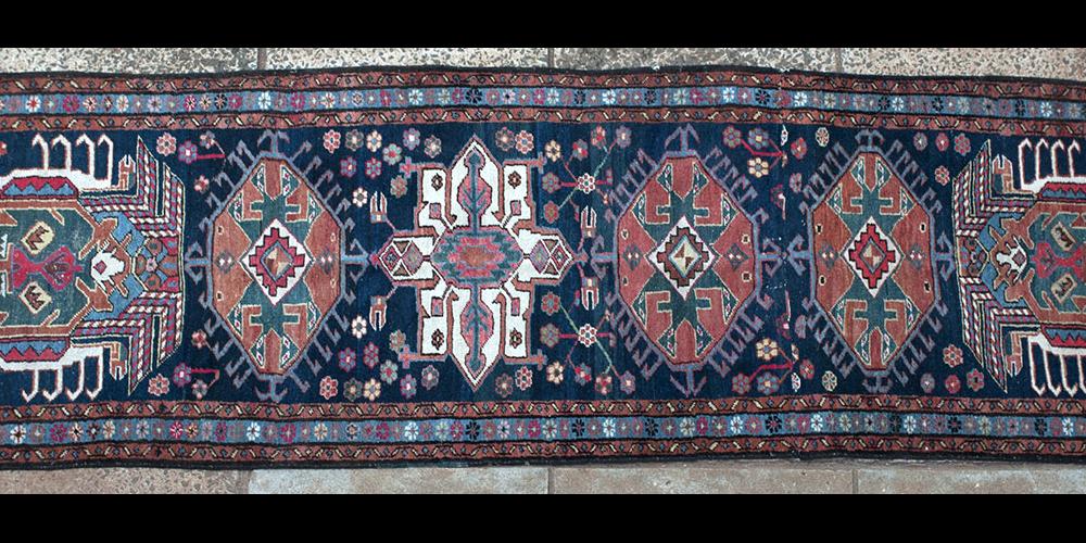 Old or antique Karaja Persian runner