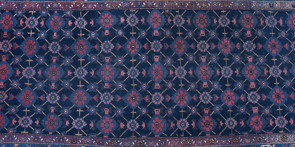 Old Malayer Persian long rug