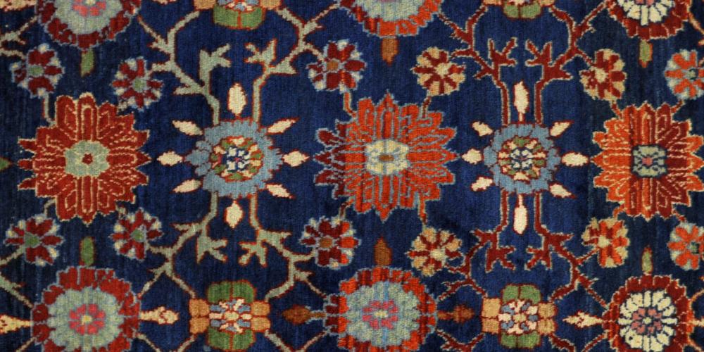 natural dyed old antique malayer persian rug