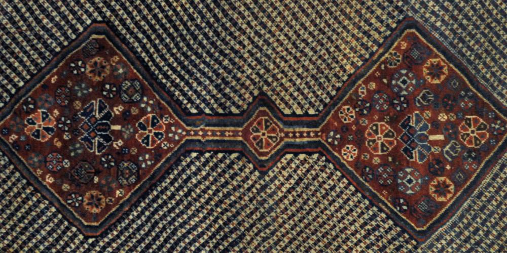 antique or old qashqa'i persian tribal rug