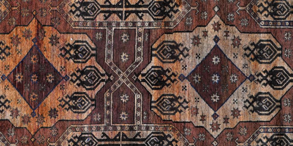 Old Afghan Charshango Rug