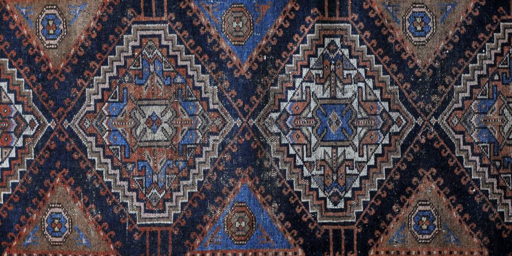 Antique northwest Persian village rug