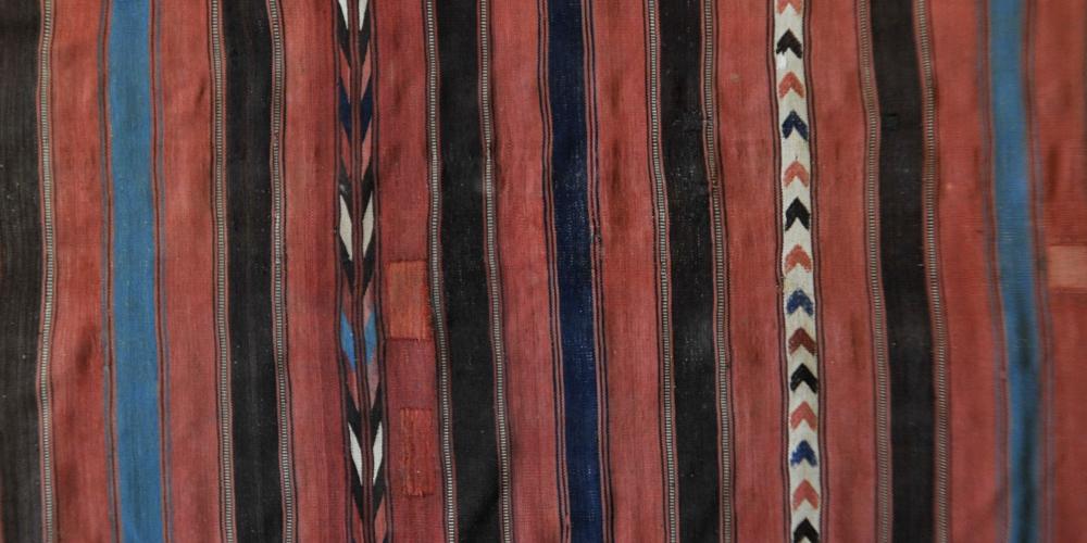 Antique Uzbek or Turkoman (?) kilim