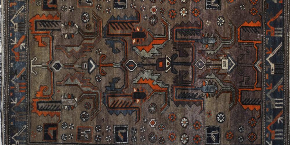 old hamadan or other northwest Persian rug